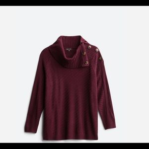 Maroon Turtleneck Sweater NWT